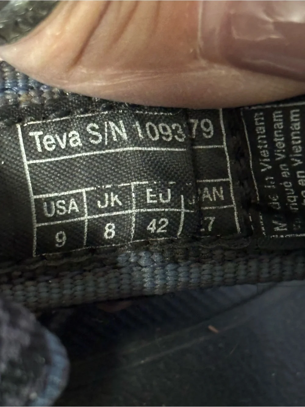 Teva Black Strappy Comfort Sandals Sz 9 Excellent Preowned Condition